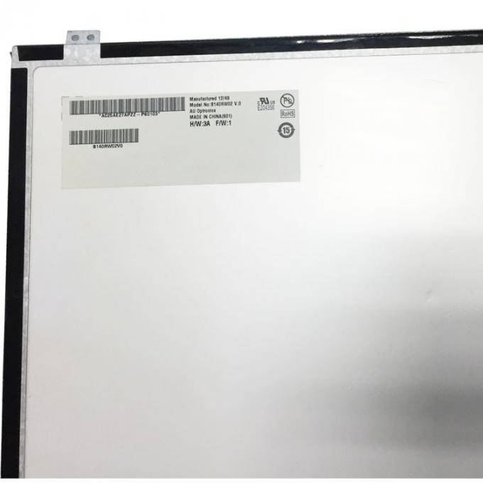 Tela do portátil de LVDS painel B140RW02 V do LCD de 14 polegadas 0 exposições 1600x900
