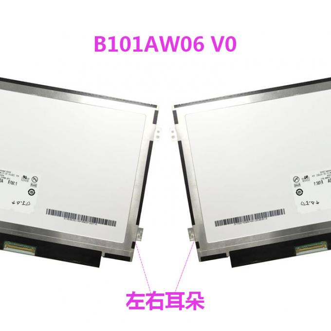 B101AW06 V 0 10,1 exposições do Pin LCD do painel LCD 1024x600 40 da polegada com 200CD/M