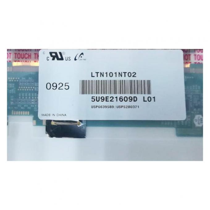 Pin de LVDS 40 tela 1024×600 LTN101NT02 do diodo emissor de luz da tela/portátil do Lcd de 10,1 polegadas