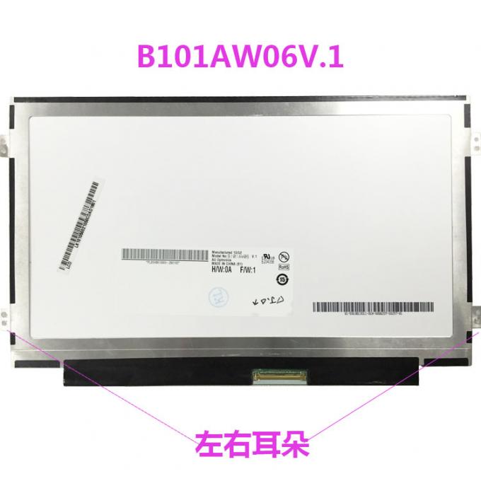 10,1 avance o painel B101AW06 V 1 do diodo emissor de luz magro do painel LCD/portátil com 1024x600