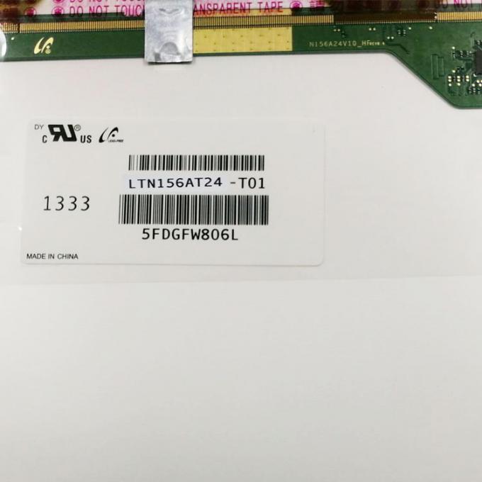 Pin de LVDS 40 tela 1366 x 768 exposição LTN156AT24 do portátil de 15,6 polegadas