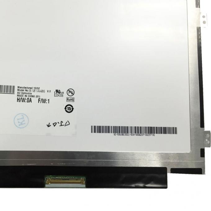 Pin de LVDS 40 tela B101AW06 V 0 da substituição do painel LCD de 10,1 polegadas/diodo emissor de luz com 1024x600