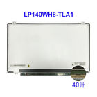 China Exposição Lp140wh8 Tla1 1366x768 da polegada HD LCD do Pin 14 de LVDS 40 para o portátil do LG empresa